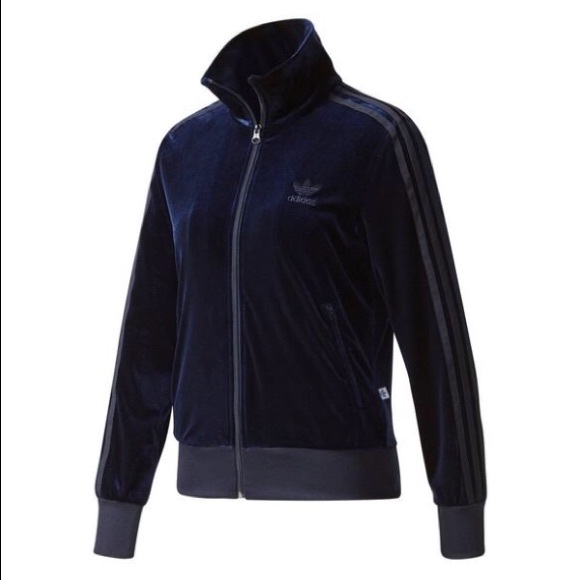 adidas firebird track jacket velvet